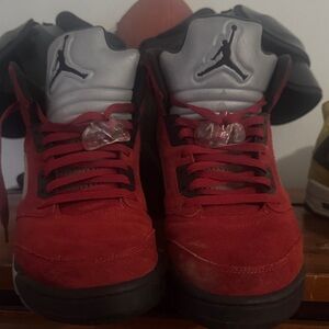 Julia Jordan Red and Black Sneakers